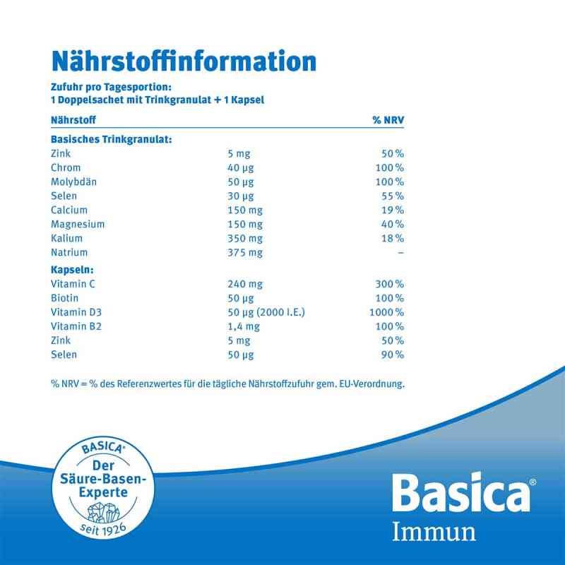 Basica Immun Trinkgranulat+Kapsel 30 St