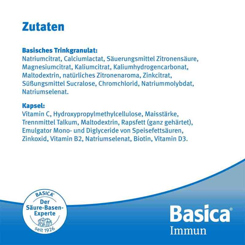 Basica Immun Trinkgranulat+Kapsel 30 St