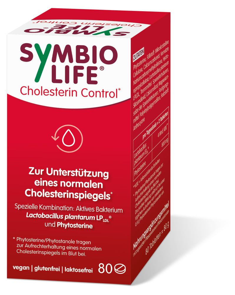 SYMBIOLIFE Cholesterin Control mit Phytosterinen 80 St