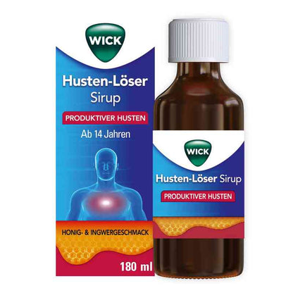WICK Hustenloeser Sirup mit Honigaroma 200 mg/15 ml 180 ml